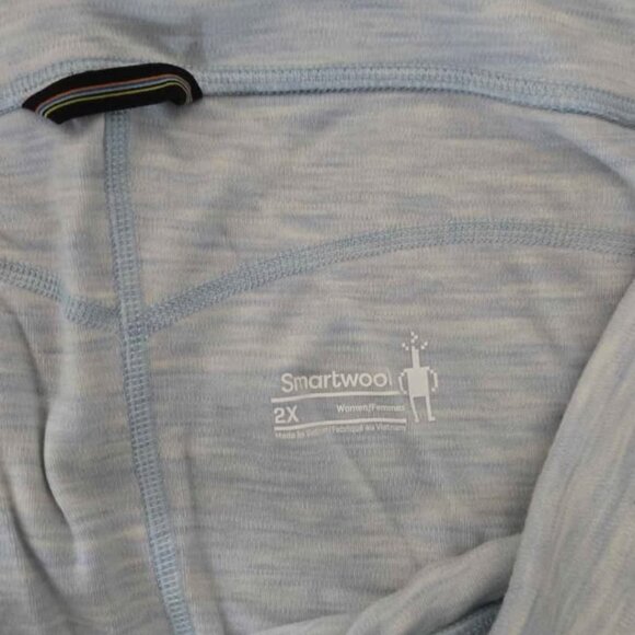 Smartwool 100% Merino, TOP 2XL, 250 Gsm, Winter Sky Heather nwot - Picture 6 of 16